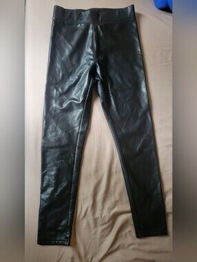 Ci Sono Black Faux Leather Jeggings
